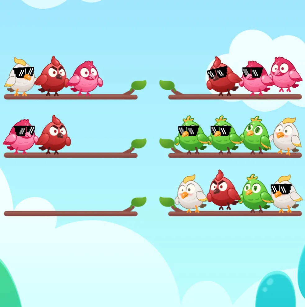 Bird Sort Puzzle